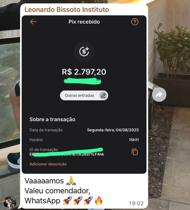 Pix recebido
